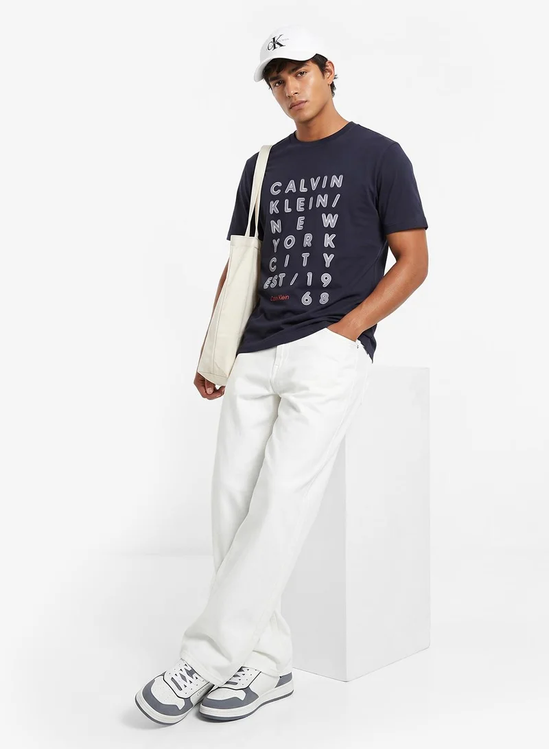 Logo Graphic High Neck T-Shirt