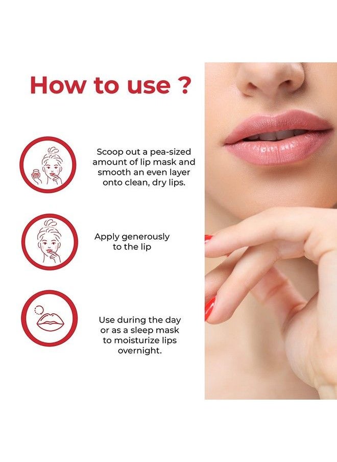 Smyan - Beetroot Lip Balm Organic For Women & Men Tinted Lip Balm / Organic Lip Balm For Dark Lips To Lighten Dry / Chapped Lips With Honey Shea Butter Cocoa Butter & Almond Oil Women & Men 8G - Image 1