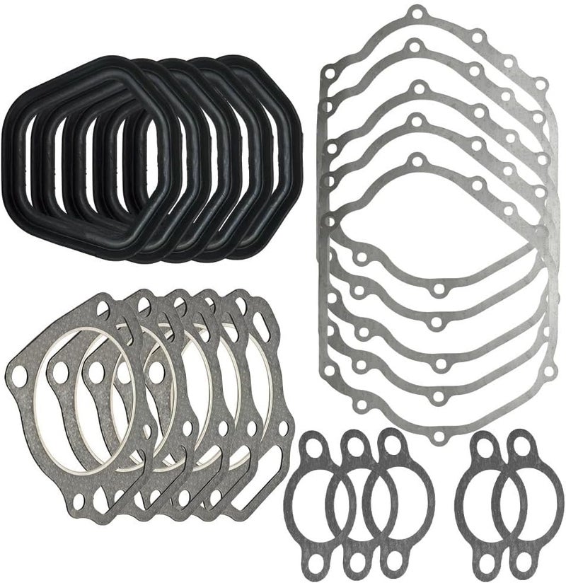 Crankcase Cylinder Cover Gasket Set Fit For Honda GX390 13HP Engines Carburetor - Image 1
