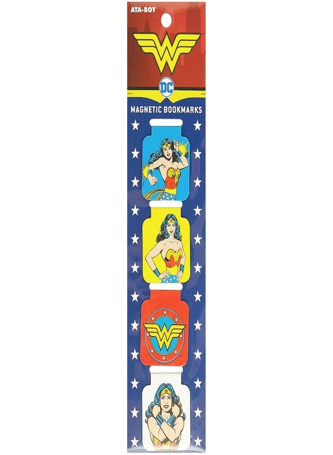 Ata-Boy Wonder Woman Bookmark - Wonder Woman Bookmark SetMagnetic Bookmarks (4 Set) Gifts & Merchandise… - Image 2