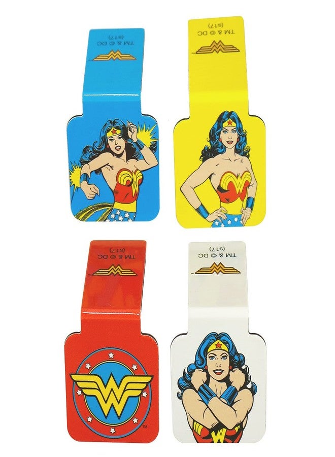 Ata-Boy Wonder Woman Bookmark - Wonder Woman Bookmark SetMagnetic Bookmarks (4 Set) Gifts & Merchandise… - Image 1
