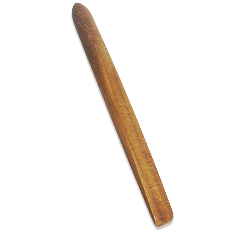 Sourdough Mixing Stick 28 Cm Acacia Wood Dual-End Design - Durable Burr-Free Surface Wooden Bread Tool for Home Kitchen Outdoor Camping - Image 1