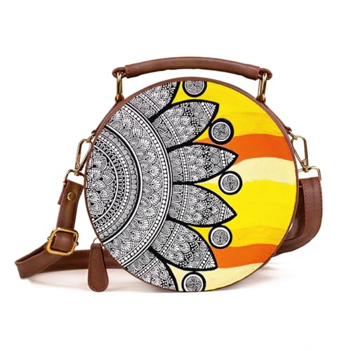 Kalankit Box Sling Bag for Women Girls | Side Sling Purse with Handle and Detachable Strap | Quirky Travel Crossbody Sling | Birthday Gifts Ideas for Teenager Girl - Image 1