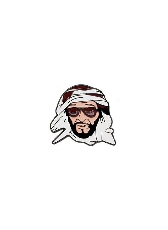 RYN ملصقات الشيخ زايد ثلاثية الأبعاد للسيارات، اللابتوب، الهاتف المحمول، بلاي ستيشن، الدراجة النارية، الأمتعة، لوح التزلج، الجدار - Image 1