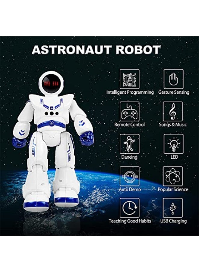 Games Children's Smart DMG Robot Works with USB Port Gesture Sensor, Singing and Dancing Programmable Game for Early Education with Remote Control for Boys and Girls - Image 3