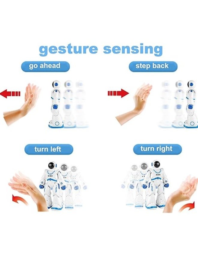 Games Children's Smart DMG Robot Works with USB Port Gesture Sensor, Singing and Dancing Programmable Game for Early Education with Remote Control for Boys and Girls - Image 5