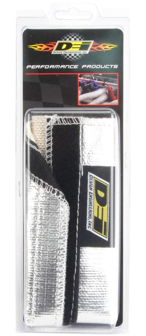 Design Engineering غطاء حرارة خط مبرد الزيت تصميم هندسي 010488 لسيارة كورفيت Z06 C7، 2" - 2.5" x 18"، متعدد - Image 3