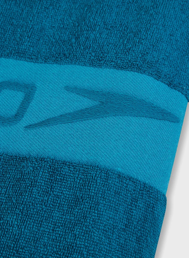 speedo Logo Border Towel