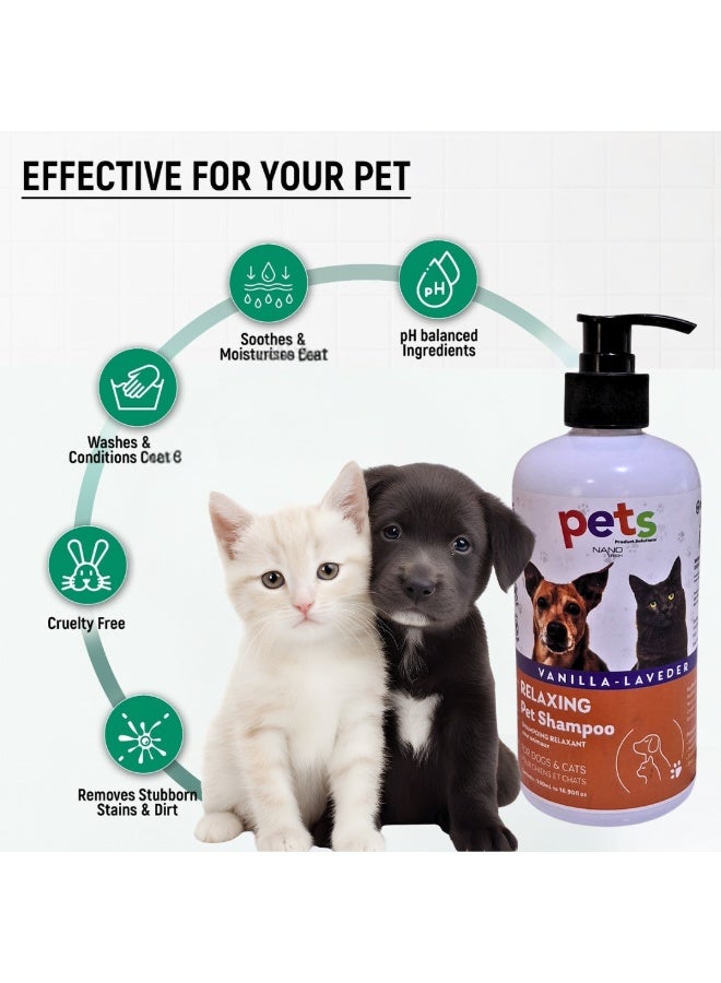 Bionatura Organic Pets Shampoo 500ml – Natural Olive & Coconut Oil Formula with Vanilla & Lavender – Gentle, Non-Toxic Botanical Pet Shampoo - Image 3