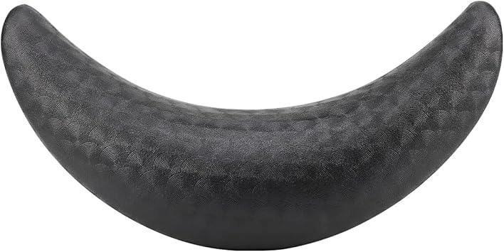 FERCAISH Salon Hair Shampoo Neck Rest Hair Washing Neck Pillow Gripper Hairdressing Basin Neck Support Silicone Neck Pillow for Hairdresser Sink Spa Black - Image 1