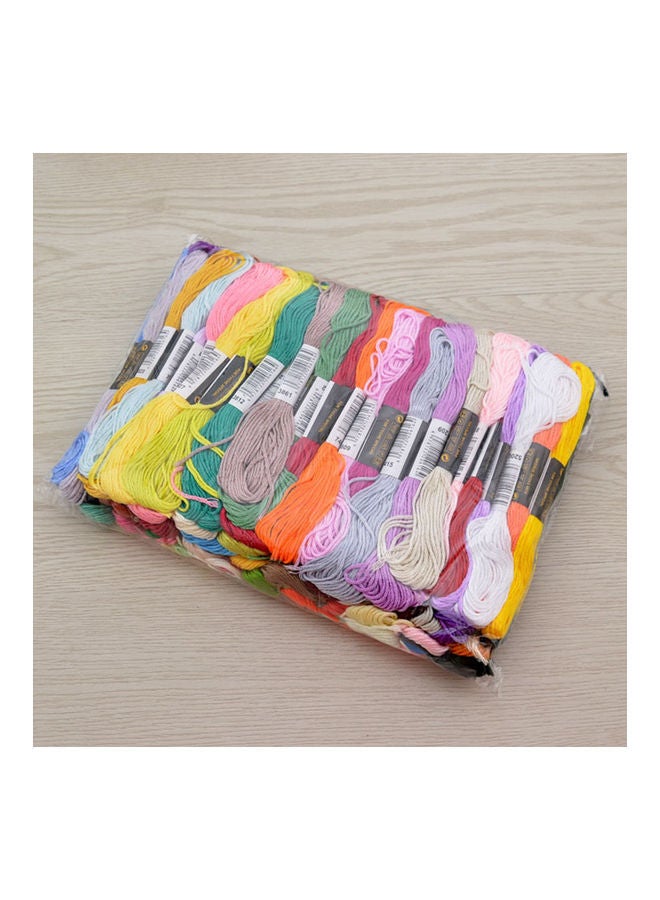 NIBEMINENT Rainbow Embroidery Floss Black Colors Kit Set Multicolour - Image 2