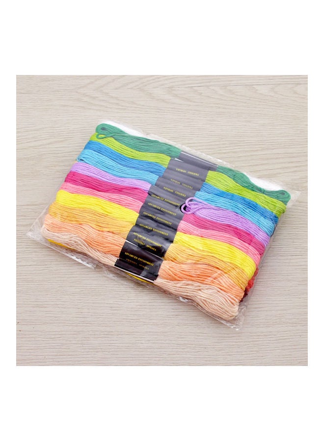 NIBEMINENT Rainbow Embroidery Floss Black Colors Kit Set Multicolour - Image 3