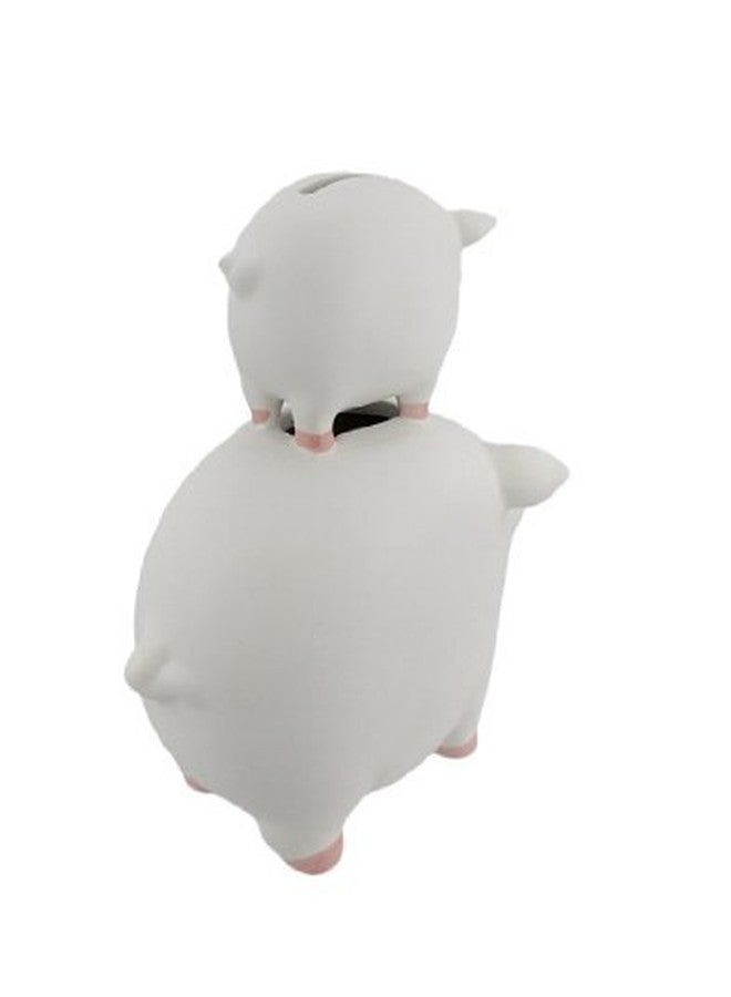 Young's Inc. His Money/Her Money Ceramic Piggy Bank - 7" L x 4" W x 8" H - Engagement Gifts for Couples - Image 4