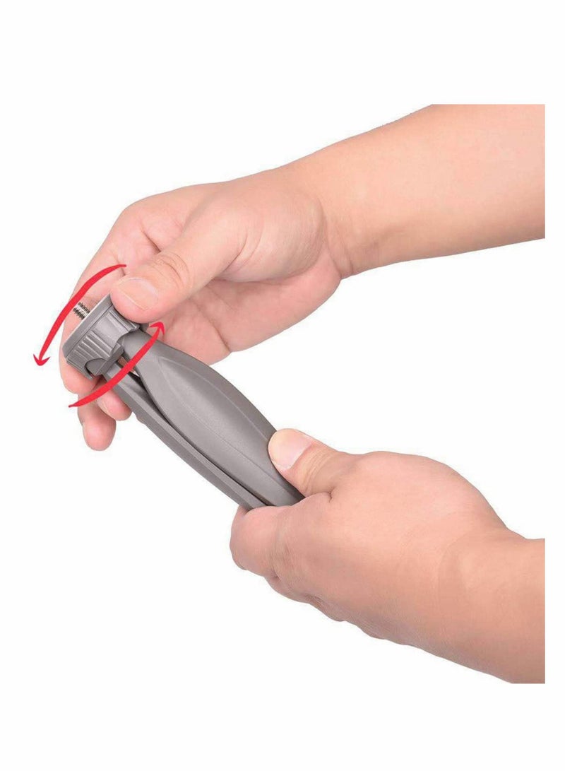 كابتن تيك Adjustable Leg Angles Tripod Stand Compatible for OSMO Pocket OSMO Mobile 3 2 Gimbal Selfie Stick Monopod Osmo Handle Grip Stabilizer(Grey) - Image 2