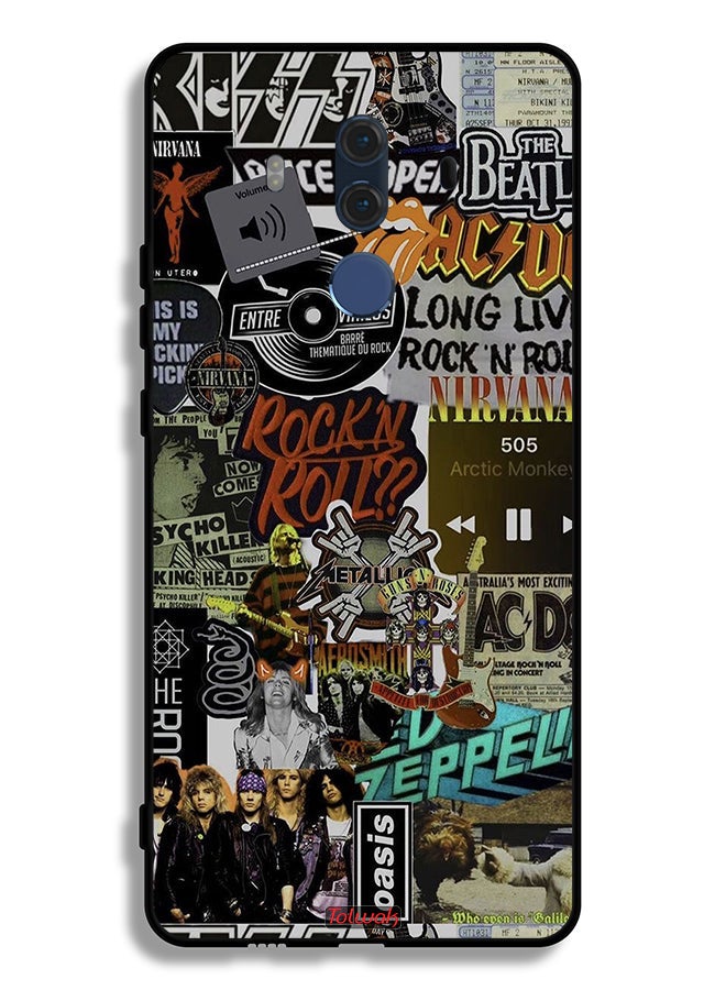 Tolwak Huawei Mate 10 Pro Protective Case Cover Long Live Rock N Roll - Image 2