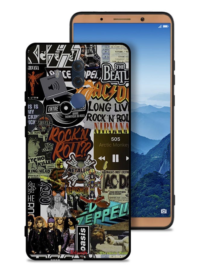 Tolwak Huawei Mate 10 Pro Protective Case Cover Long Live Rock N Roll - Image 1