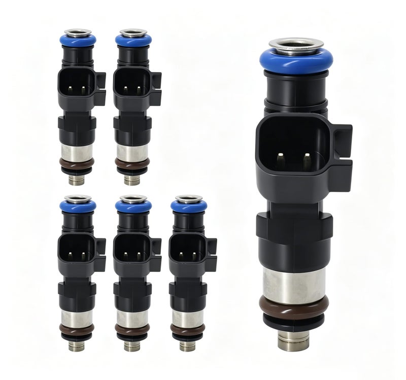 HiSport 0280158055 Fuel Injectors 6PCS Compatible with Ford Explorer Mustang RangerReplacement for Land Rover Mercury Mountaineer 40L V6 20052011 - Image 2
