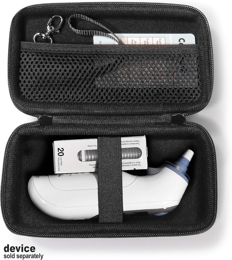 CaseSack Case for Ear/Infrared Thermometer: Braun ThermoScan 7, 7+, 5 IRT6500, 3 Braun Digital Ear Thermometer; iProven, iHealth, MILDSIX, KDT, EasyEast, CandyCare, LAMIG, Hugum, GoodBaby, Famidoc - Image 4