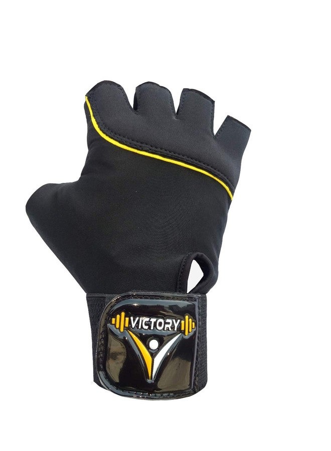 Victory Neo- 01 Skin Fit Gym & Fitness Glove (Yellow) - Image 3