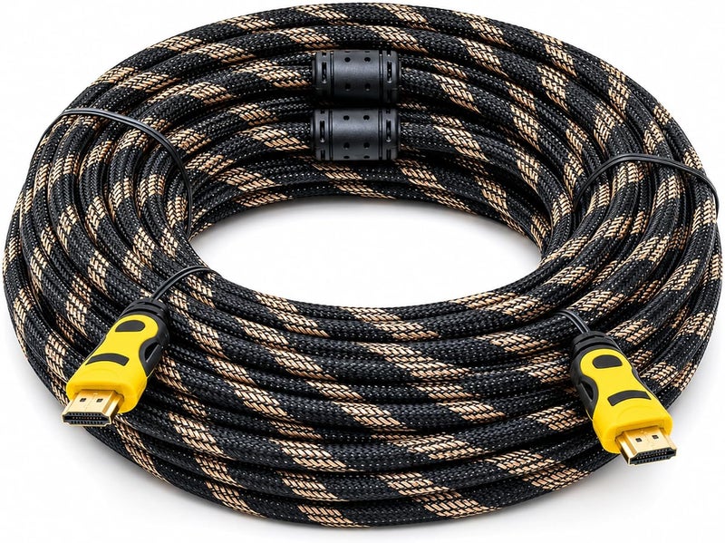 taradhin HDMI 2.0 Cable 20 Meter 4K@60Hz 18Gbps, Nylon Braided High Speed HDMI Lead, Gold Plated, HDR ARC 3D 1080P, for TV Monitor PS5 PS4 Xbox Laptop Desktop Mini PC Projector - Image 1