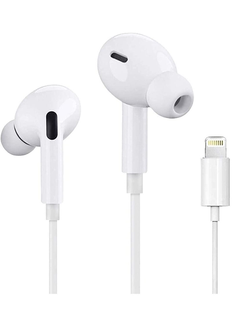 Generic - Earbuds/Headphone with Lightning Connector(Built-in Microphone & Volume Control) in-Ear Stereo Headphones Headset Compatible with iPhone14/SE/11/X/8 7-All iOS System[Apple MFi Certified]Plug and play - Image 1