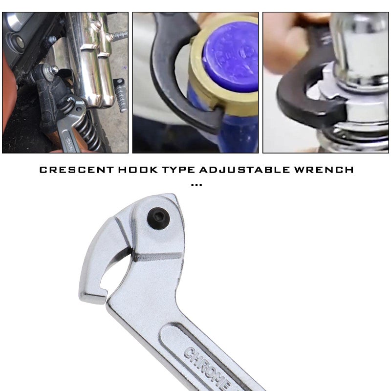 OTOTEC أداة مفتاح C القابلة للتعديل من OTOTEC 32-76MM 1.1/4-3" كروم فاندوم - Image 2