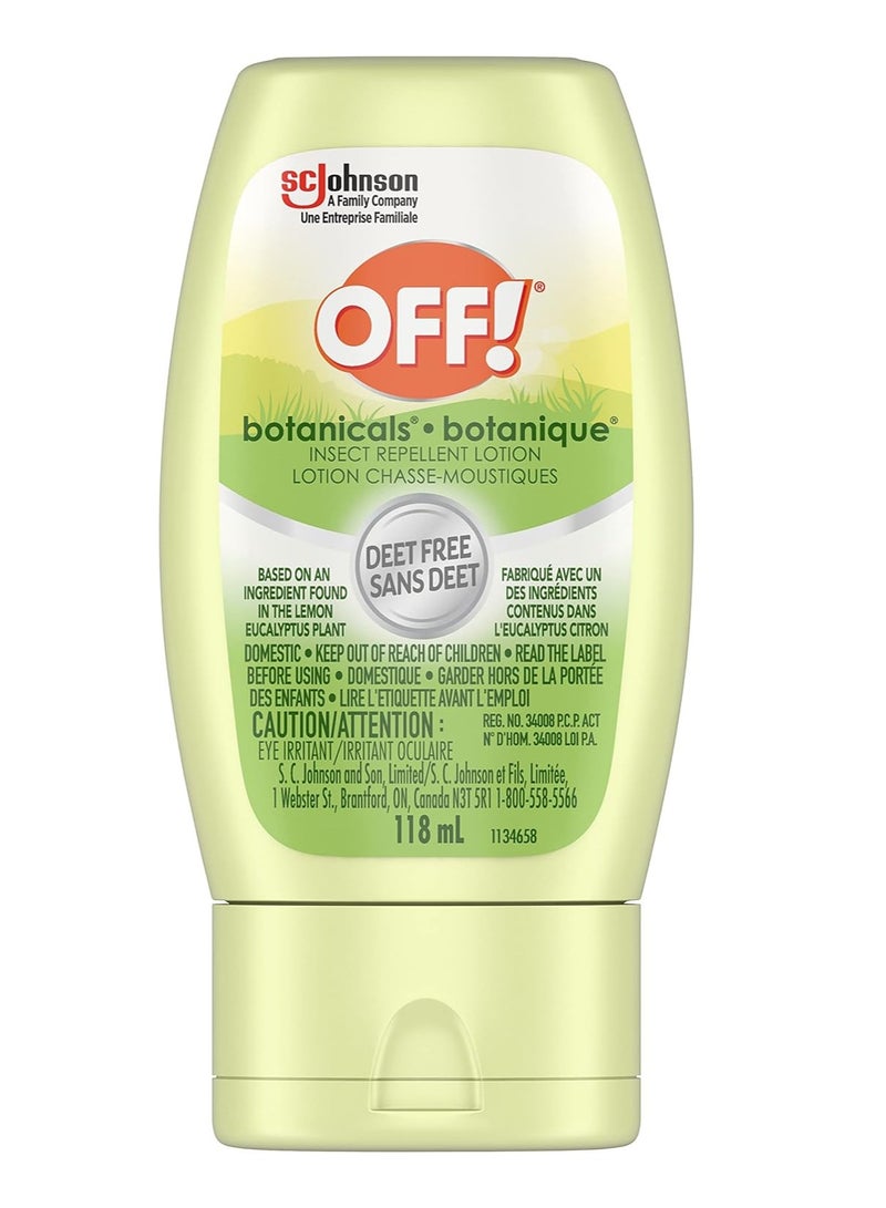 OFF Family Care Botanicals Insect Repellent Lotion 118ml - Image 1