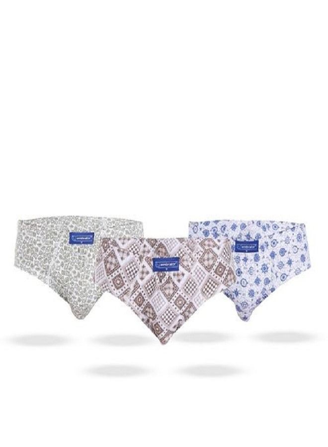 embrator slip printed for men pack of 3 . multicolour - Image 1
