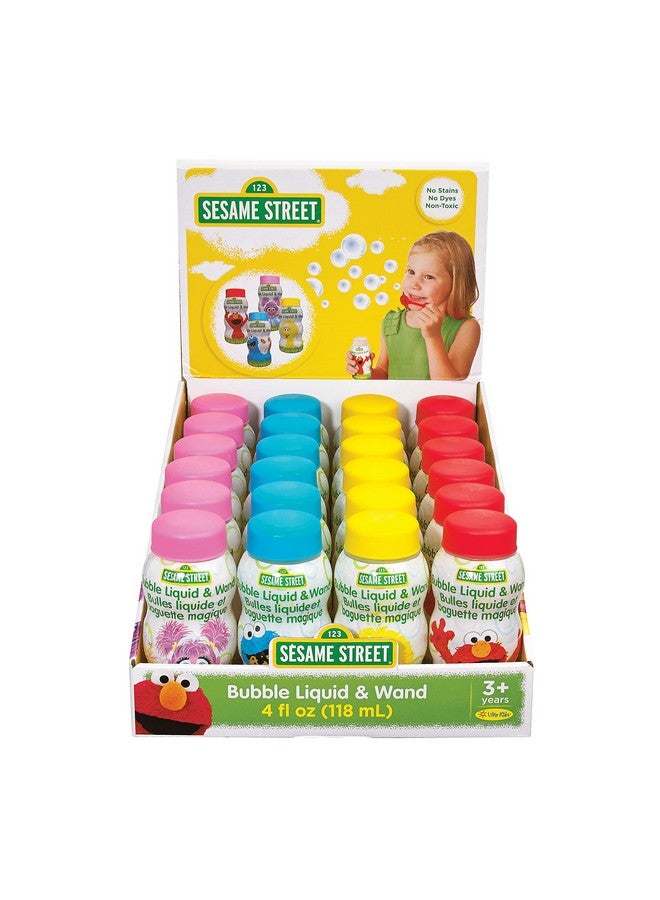 Little Kids Little Kids Sesame Street 4-Ounce Bubbles Party Toy with Wand (Pack of 24), Model:1800 - Image 1