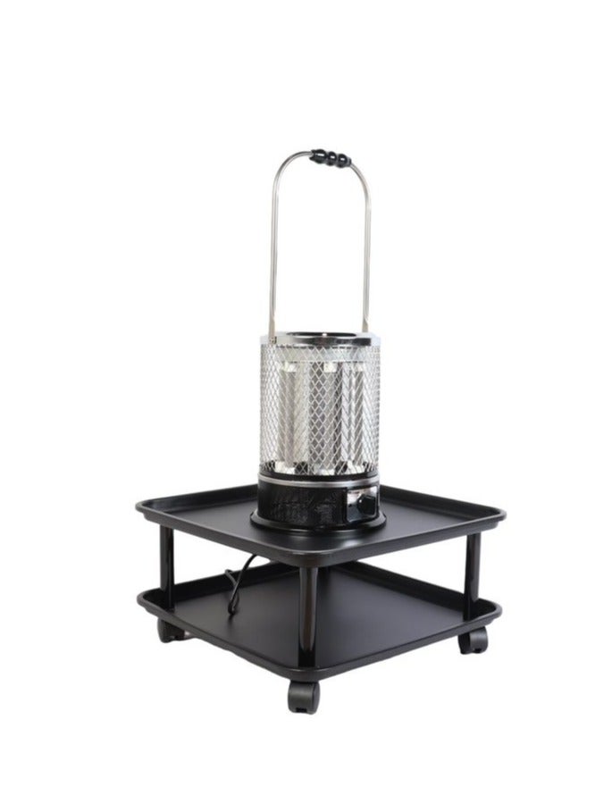 Home Master Electric heater with 6 quartz storage elementsSafety switch, safety net and portable handle Special Square design with 2000W power  - Image 2