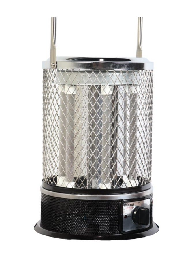 Home Master Electric heater with 6 quartz storage elementsSafety switch, safety net and portable handle Special Square design with 2000W power  - Image 3