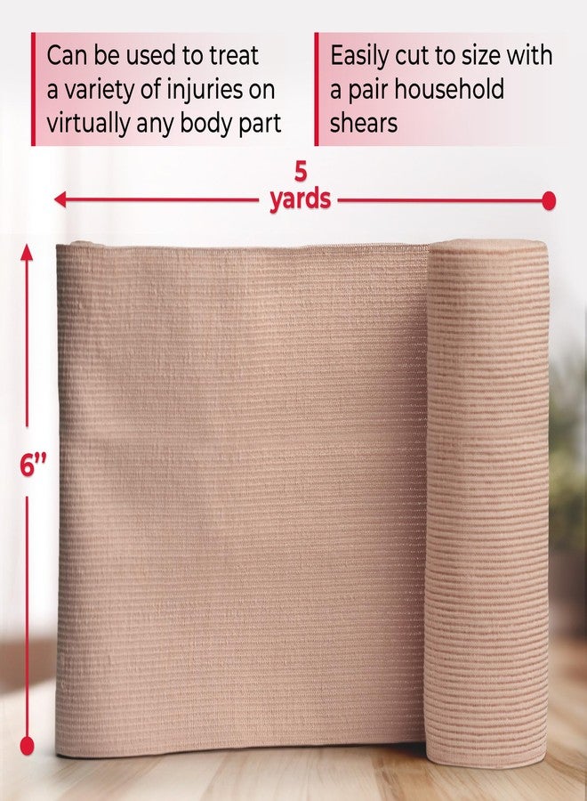 Ever Ready First Aid 6" Elastic Bandage with Clips - Box of 10 - Image 2