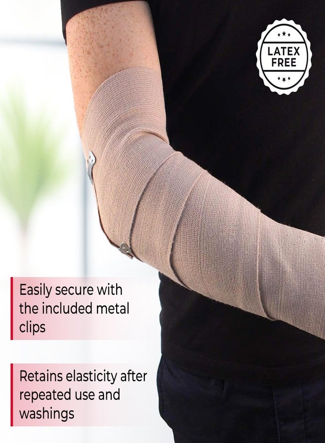 Ever Ready First Aid 6" Elastic Bandage with Clips - Box of 10 - Image 3