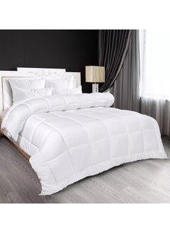 DubaiGallery 3 Pcs Set Double Duvet Insert Feels Like Down Classic Quilt Anti Allergy and Warm Comforter Double Bed Spring Summer 240x220 CM  - Image 1