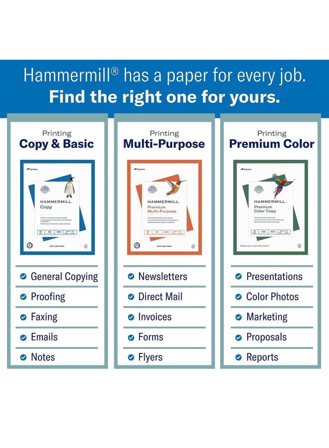 Hammermill Premium Laser Print 24lb Copy Paper, 8.5x11, 32 Case Pallet, 160,000 Sheets, Made in USA, 98 Bright, Acid Free, Laser Printer Paper, 104604P - Image 4