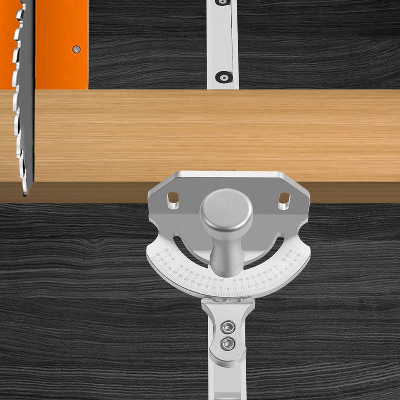 Universal Table Saw Miter Gauge Assembly Aluminum Angle Push Ruler Quick Positioning with 27 Angle Stops for DIY Woodworking Tool - Image 2