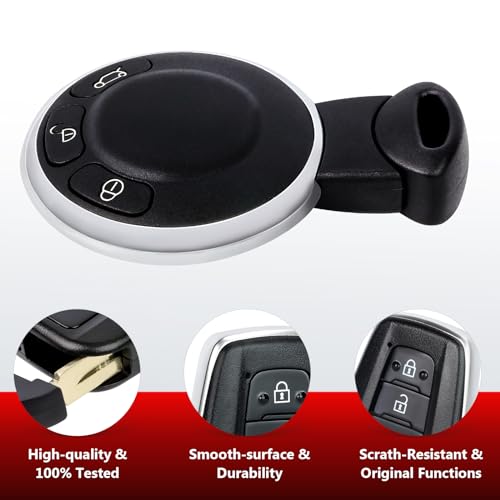 Aichiyu FCC ID: IYZKEYR5602 & KR55WK49333 Smart Remote Control Car Key Fob Replacement for Mini Cooper 2006 2007 2008 2009 2010 2011 2012 2013 CAS System Remote 315Mhz - Image 5