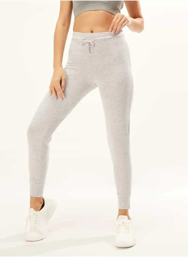 Kappa Kappa Track Pants with Cuffed Hem and Drawstring