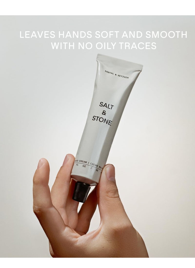 Salt & Stone - Salt & Stone Hand Cream for Women & Men | Hydrates, Nourishes & Softens Skin | Restores Dry Cracked Hands | Fast-Absorbing | Cruelty-Free & Vegan (2 fl oz) - Image 1