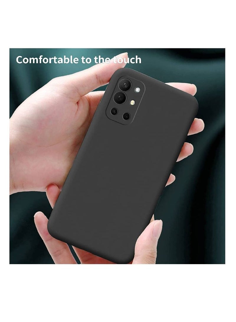 إيف غلاف الحالات الخلفية الناعم الناعم من السيليكون لليسطة من OnePlus 9R 5G أسود - Image 3