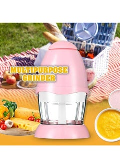 Mini Chopper Blender Multipurpose Mini Grinding Meat & Vegetable Juicer Electric Food Chopper with Stainless Steel Blade Pink - pzsku/Z5B51AE9E7EFF4EABCCA7Z/45/_/1694582928/3fb9c598-58c1-4211-a826-202f95bec226