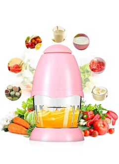 Mini Chopper Blender Multipurpose Mini Grinding Meat & Vegetable Juicer Electric Food Chopper with Stainless Steel Blade Pink - pzsku/Z5B51AE9E7EFF4EABCCA7Z/45/_/1694582929/e5febdd7-0ae9-4f38-bc92-19ffb99ceacb