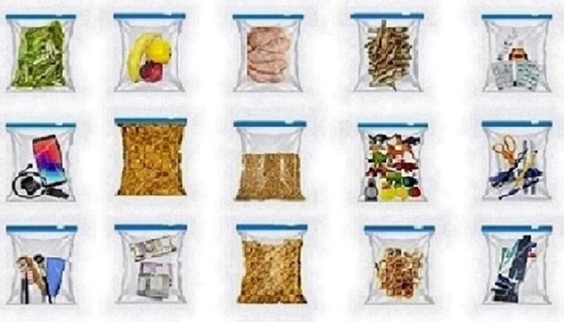 VONITY Zip lock Pouches Zip lock Bag For Storage Freezer REUSABLE Zipper Bags Ziplock Bags For Fridge Storage Zip lock bags food packing covers fridge storage bag zip pouches blue20202 - Image 3