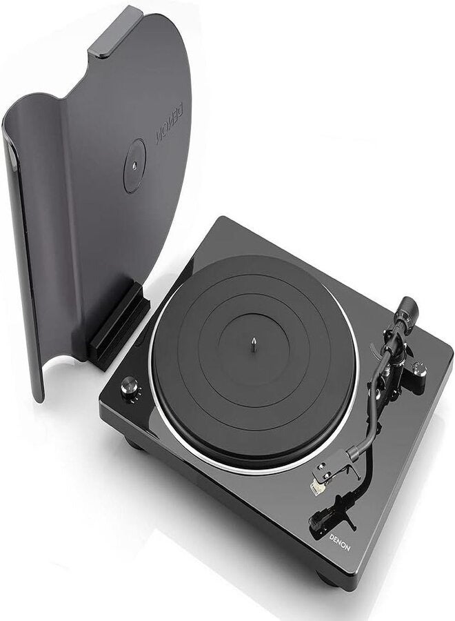 Denon DP-400 Turntable, Black - Image 1