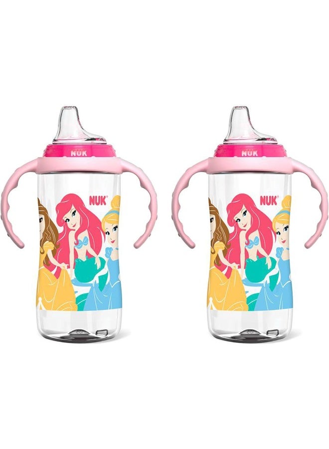 NUK كوب نوك ديزني برينسيس الكبير للتعلم 10 أونص 2 حزمة - Image 1