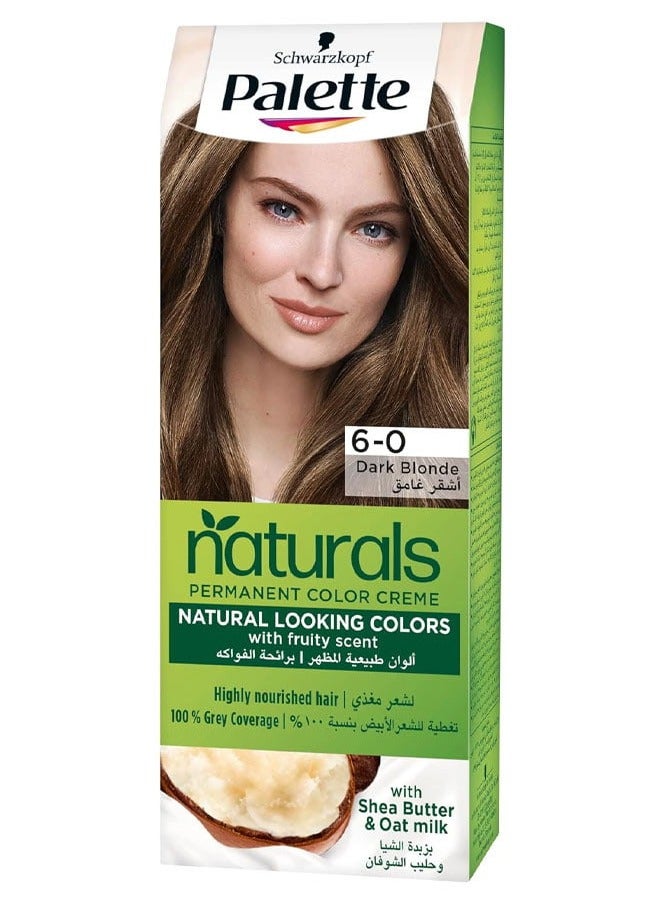 باليت ناتشورالز كريم اللون الدائم 6 - 0 أشقر داكن 110 مل