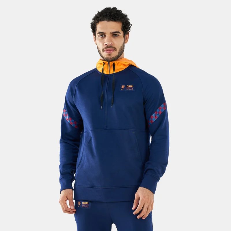 Nike Men's F.C. Barcelona Travel Fleece Hoodie