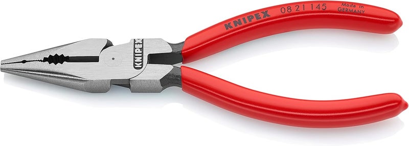 KNIPEX 08 21 145 Needle-Nose Combination Pliers - 145 mm - Image 1