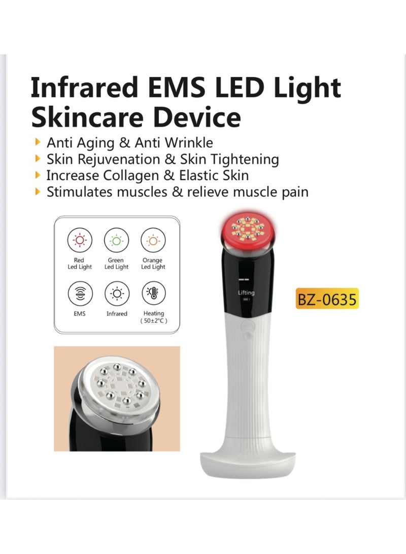 infrared EMS LED light skincare device with different lights - Image 1