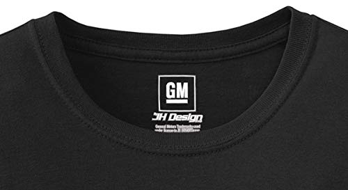 JH DESIGN GROUP Men's Chevy Camaro Black T-Shirt Distressed American Flag (XX-Large, Black) - Image 4